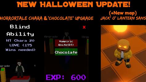 Undertale Last Corridor Halloween Update Horrortale Chara And Jack