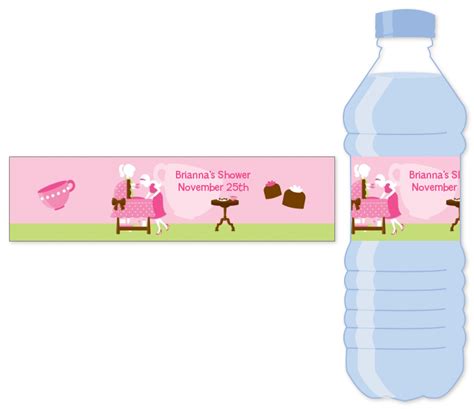 Personalized Baby Shower Water Bottle Labels It S A Boy Chevron