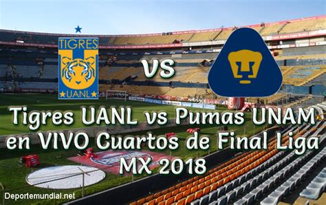 Tigres Uanl Vs Pumas Unam En Vivo Cuartos De Final Liga Mx My XXX Hot