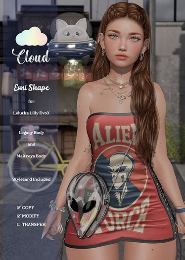 Second Life Marketplace [cloud] Emi Shape Lelutka Lilly Evox