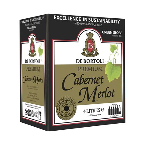 Buy De Bortoli Premium Cabernet Merlot Cask 4 Litre 1 Each Coles
