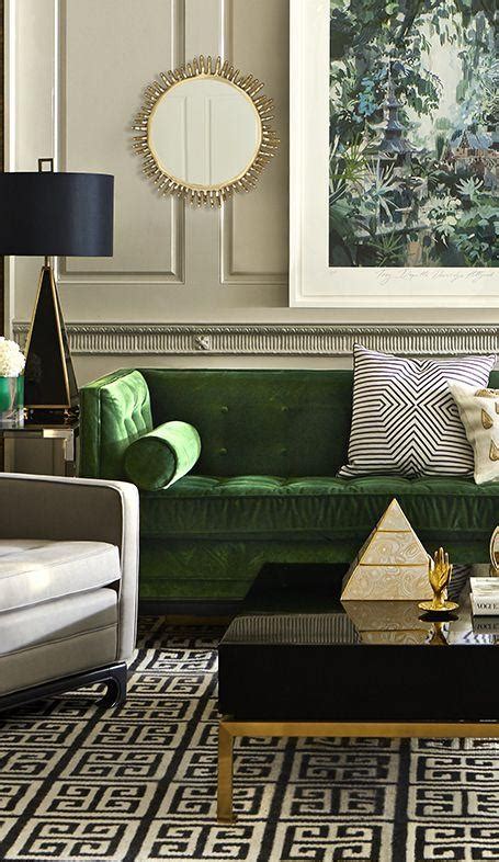 Emerald Green Sofa Living Room Ideas How To Use Dark Green In Your