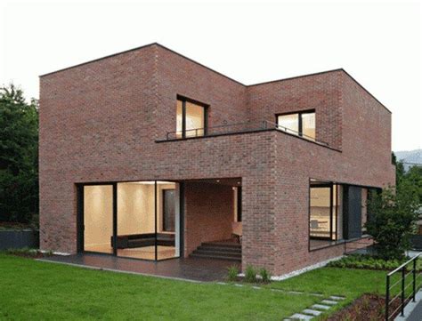 Fachadas De Casas Con Ladrillos Rasados Modern Brick House Brick House