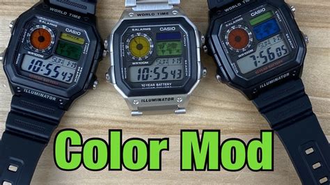 Casio World Time Color Mod Youtube