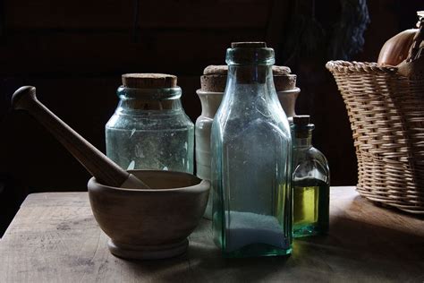 Various Artifacts Of The Early 1800s Create A Still Life On A Table At