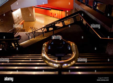 Stairs To Concert Hall Foyer And The Curve At Barbican Centre London