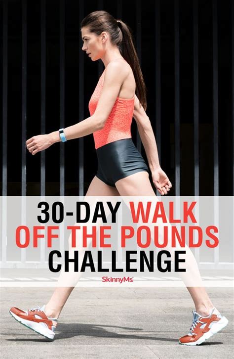 30 Day Walk Off The Pounds Challenge Workout Challenge Exercise
