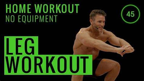 10 Minute Leg Workout No Equipment Home Workout YouTube