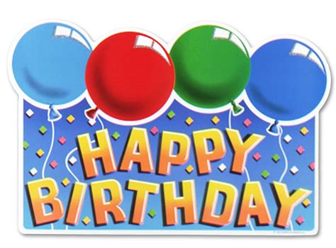 Happy Birthday Sign Clipart Best