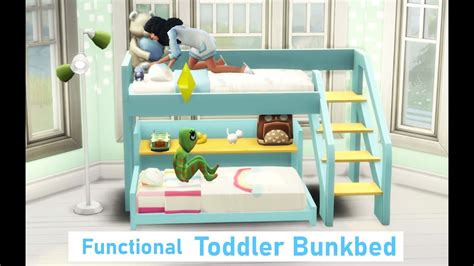 Toddler Bunk Bed Sims4 Mod Youtube