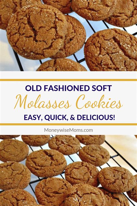 Molasses Recipes Ginger Molasses Cookies Old Fashion Molasses Cookies