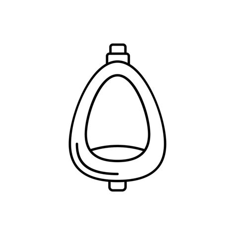 Urinal Toilet Vector Icon Illustration 23039670 Vector Art At Vecteezy