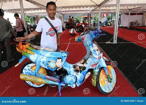 Modification Motorcycle Editorial Stock Photo Image Of Public 54851058