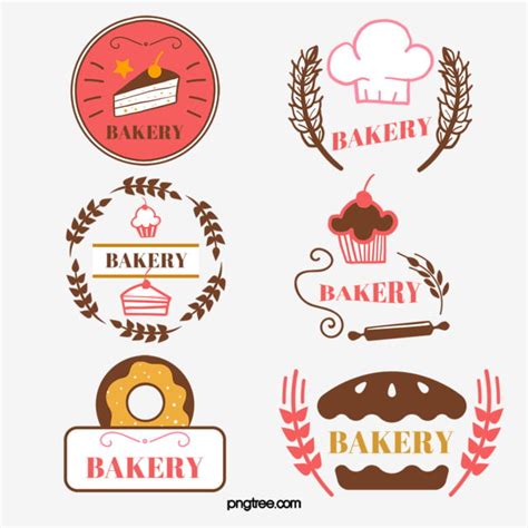 Gambar Logo Toko Kue Bakery Kartun Digambar Tangan Lukisan Tangan