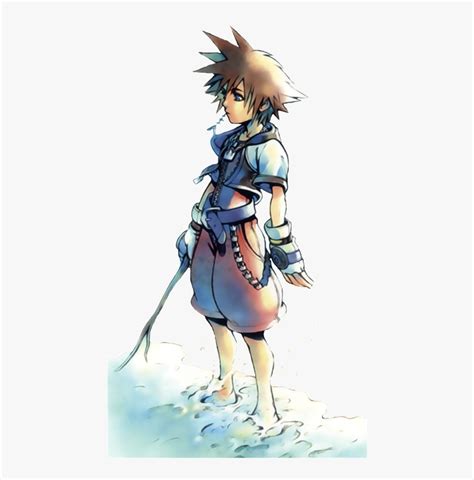 Kingdom Hearts 1 Sora Art Hd Png Download Kindpng