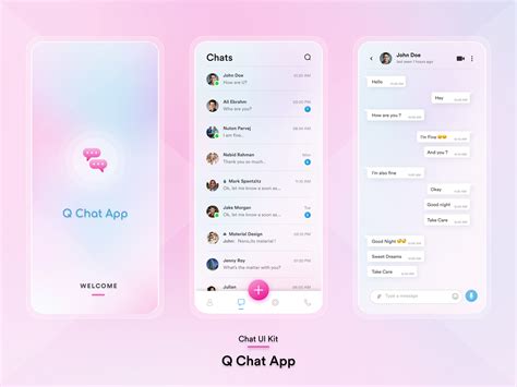 Chat App Behance
