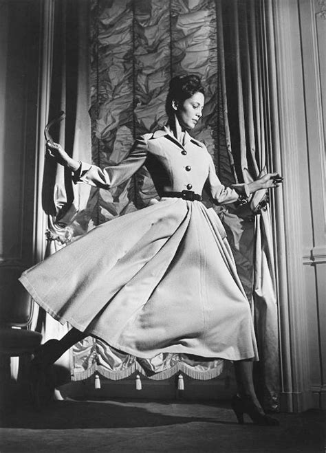 Christian Dior The New Look Photo By Emile Savitry 1947 Vintage