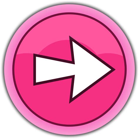 Clipart Pink Arrow Right