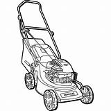 Lawn Mower Zero Turn Coloring Sketch Template Templates sketch template