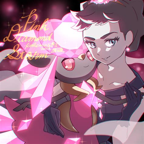 Diantha Diancie Mega Diancie And Diantha Pokemon And More Drawn