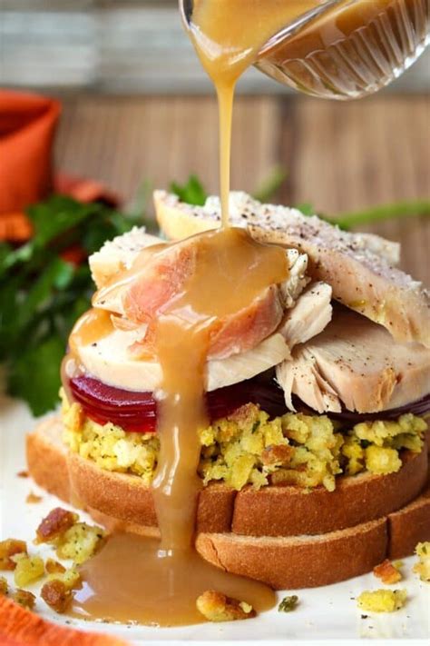 Hot Turkey Sandwich A Leftover Turkey Recipe Mantitlement