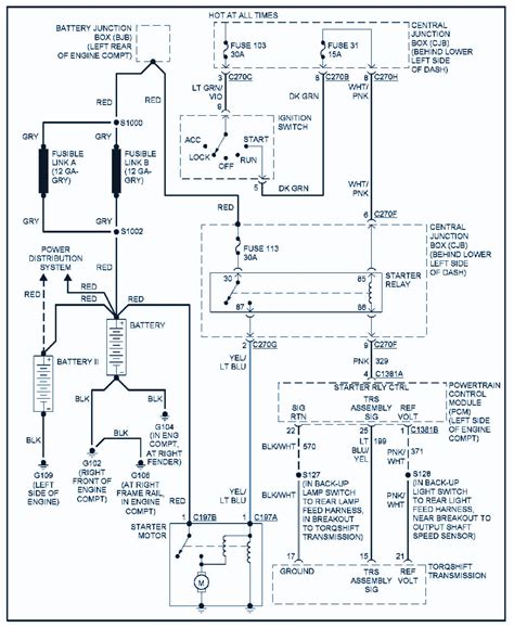 Ford F350 Ignition Switch Wiring Diagram