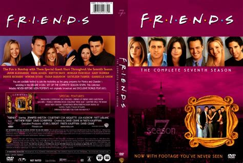 Friends Season 7 Tv Dvd Scanned Covers Friends Season 7 Dvd Covers
