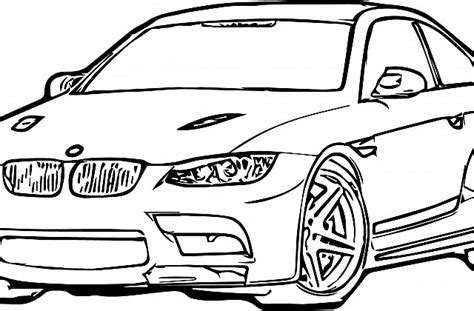 Bmw M3 Coloring Pages At Free Printable Colorings