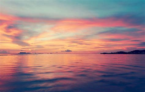 Sea Sunset Wallpapers Top Free Sea Sunset Backgrounds Wallpaperaccess