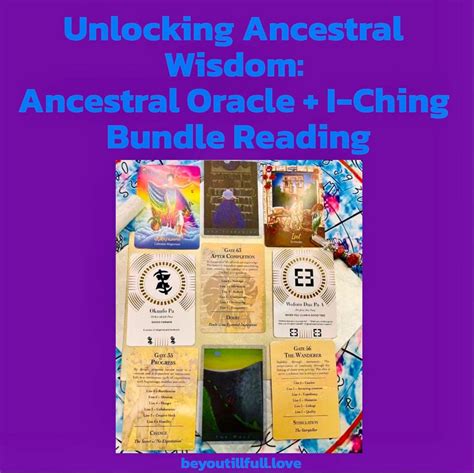 Unlocking Ancestral Wisdom Ancestral Oracle I Ching Bundle Etsy