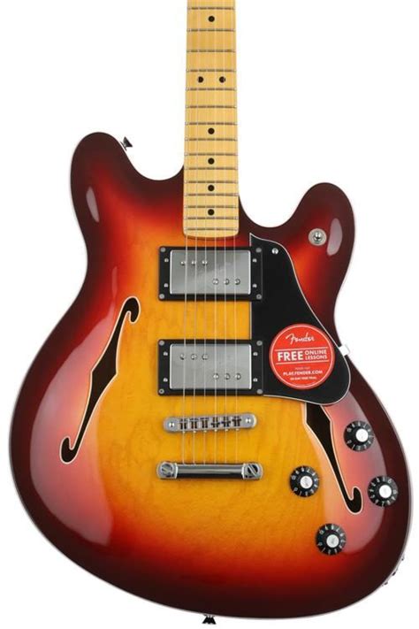 Fender Modern Player Starcaster Aged Cherry Sunburst Sweetwater