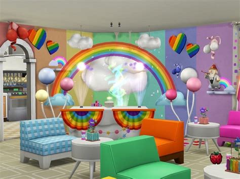 Joy Kids Party Place No Cc By Melapples At Tsr Sims 4