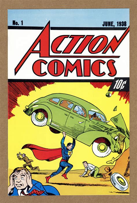 Action Comics 1938 Dc 1 Reprints 1199210cent Vf 85