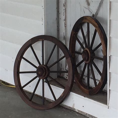 Maybe you would like to learn more about one of these? Our wagon wheels are great for DIY projects! Double tap if you'd like to see us create different ...