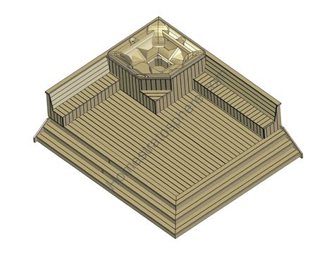 Hot tub deck design plan (free pdf download)
