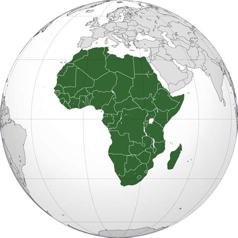6 África Mapa De Vocabulario
