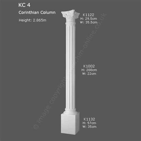 Kc4 Corinthian Column Decorative Columns Interior Columns House Martin Online