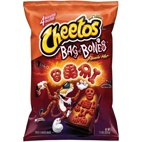 Buy Cheetos Bag Of Bones Flamin Hot Cheese Flavored Snacks 75 Oz Online At Lowest Price In