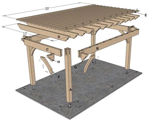 Planning For A 12 X 20 Timber Frame Over Sized Diy Pergola Timber