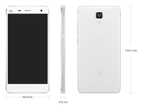 Xiaomi Mi4 Snapdragon 801 25ghz 50 Fhd 2gb Ram 3080mah