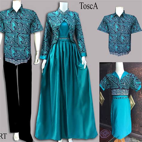 Kumpulan Model Gamis Batik Kombinasi Modern Simple Elegan Dan Kekinian