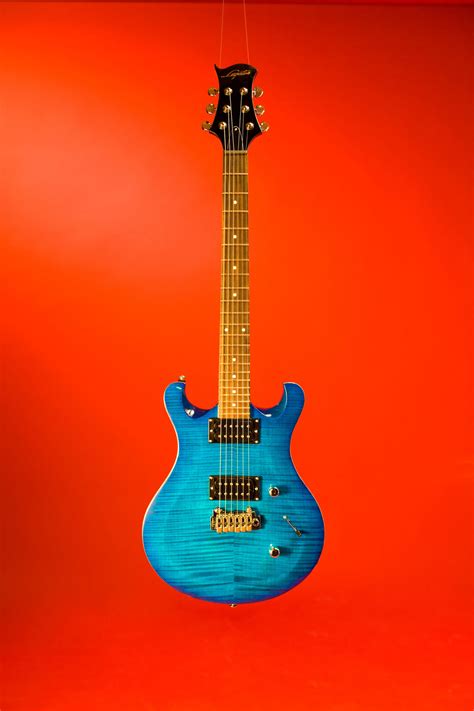 Maybe you would like to learn more about one of these? Legator Helio Royal Blue Flame Guitar | ギター