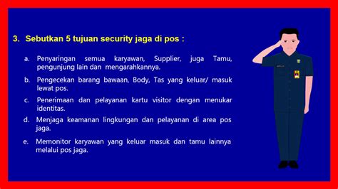 Blog Tentang Standar Operasional Prosedur Sop Satpam Security Tes Soal