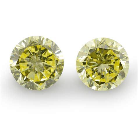 898 Carat Fancy Intense Yellow Diamonds Round Shape Vs1 Clarity