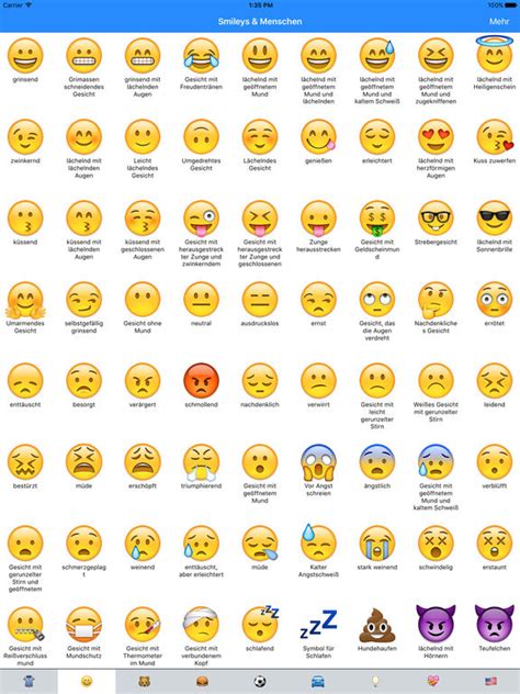 😍 WhatsApp Smileys Bedeutung - 😉 Liste mit allen Whatsapp Emojis 💯🙈👋😱