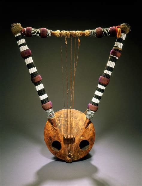 Africa Musical Instrument Lyre Kissar From The Tambura People Of