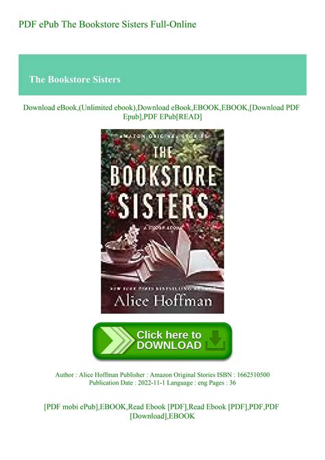 Pdf Epub The Bookstore Sisters Full Online By Wadasee Issuu