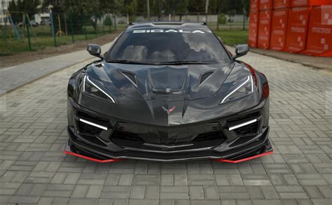 New Widebody Kit Gives Corvette C8 Stingray Supercar Looks A Vented