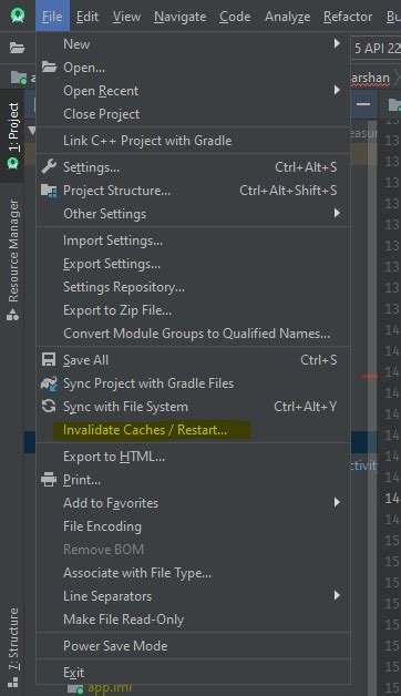 Cannot Resolve Symbol R In Android Studio Stack Overflow