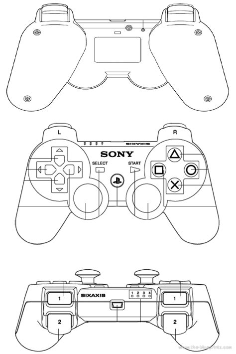 Sony Playstation Controller Playstation Controller Blueprints